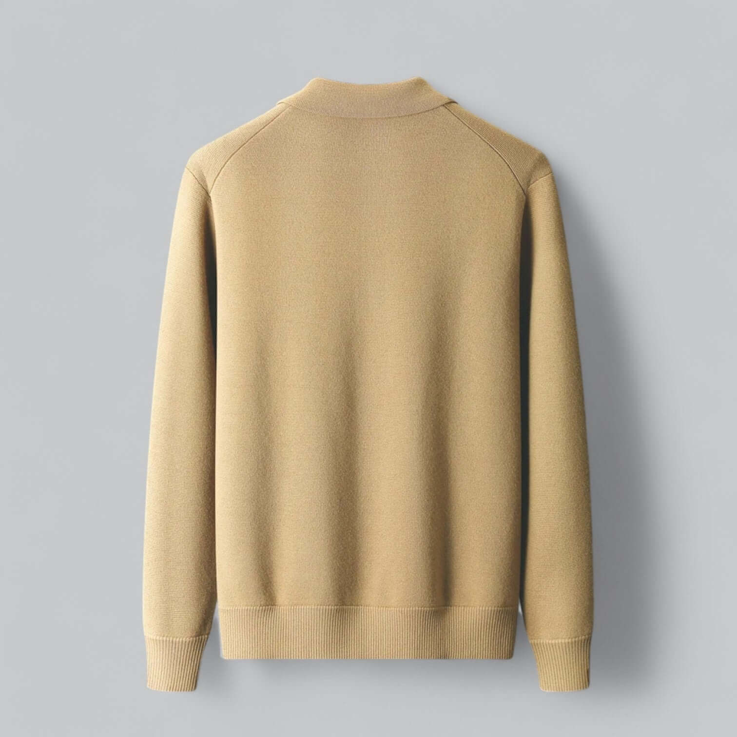 Chris | Férfi őszi kasmír keverék kardigán gombos elülső lefelé forduló gallérral