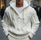 Men's hoodie | cable knit, loose fit, warm knit blend
