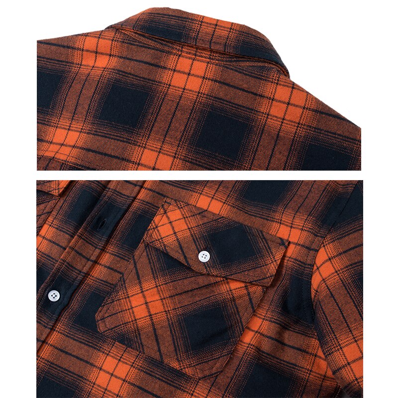 Sherpa Lined Flannel Jacket for Men - Image 11