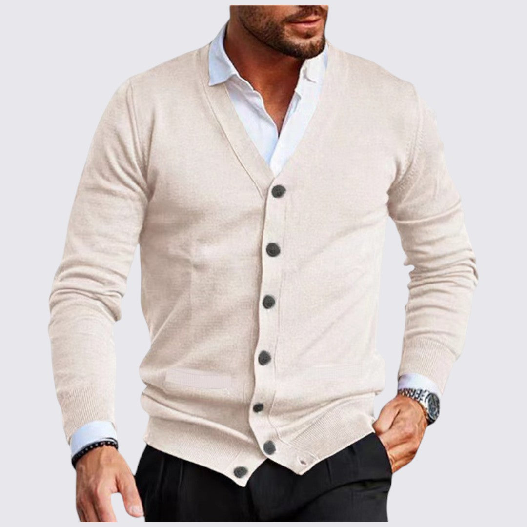 Button-Down Cardigan for Men - Image 4
