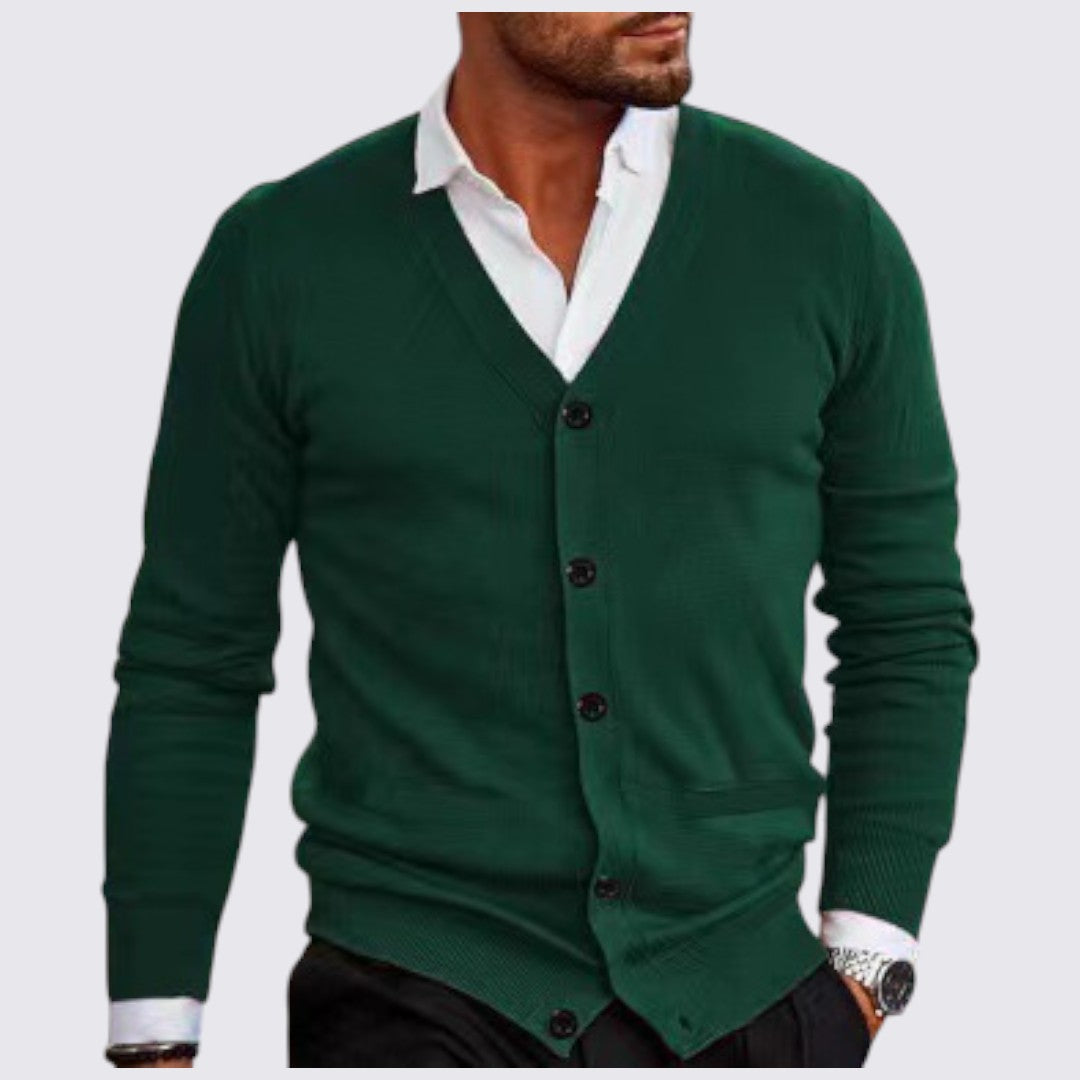 Button-Down Cardigan for Men - Image 6