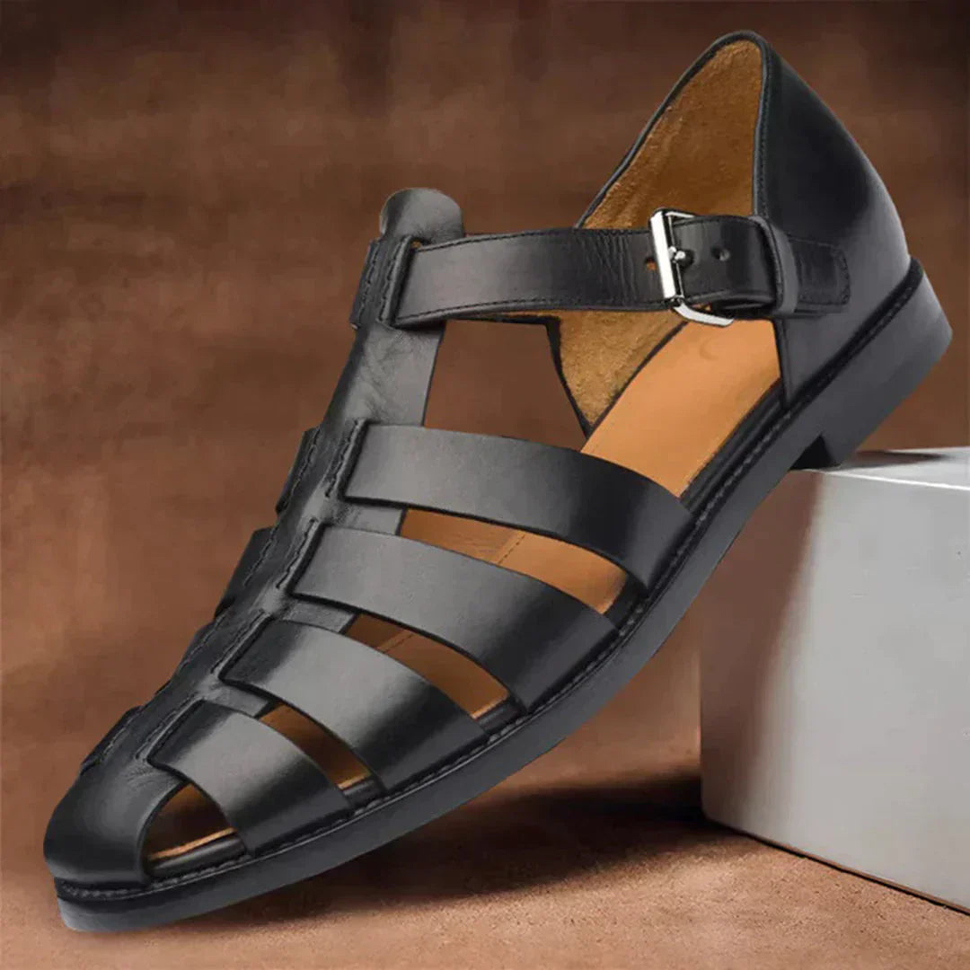 Hubert - Summer leather sandals for men