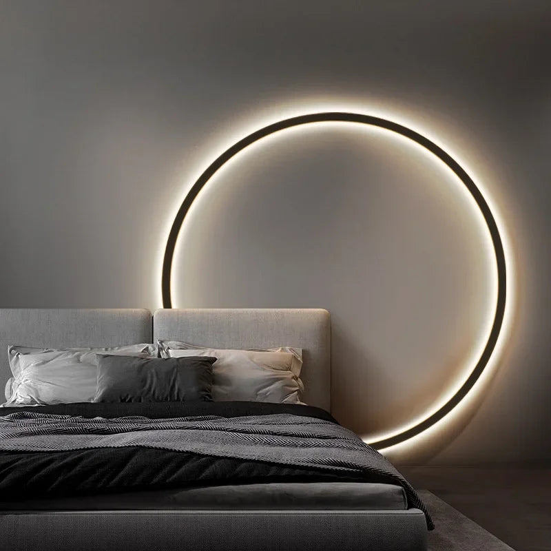 Fali lámpa Modern kerek minimalista LED design