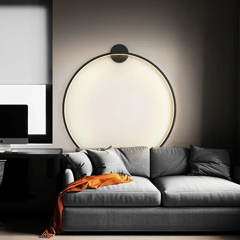 Fali lámpa Modern kerek minimalista LED design