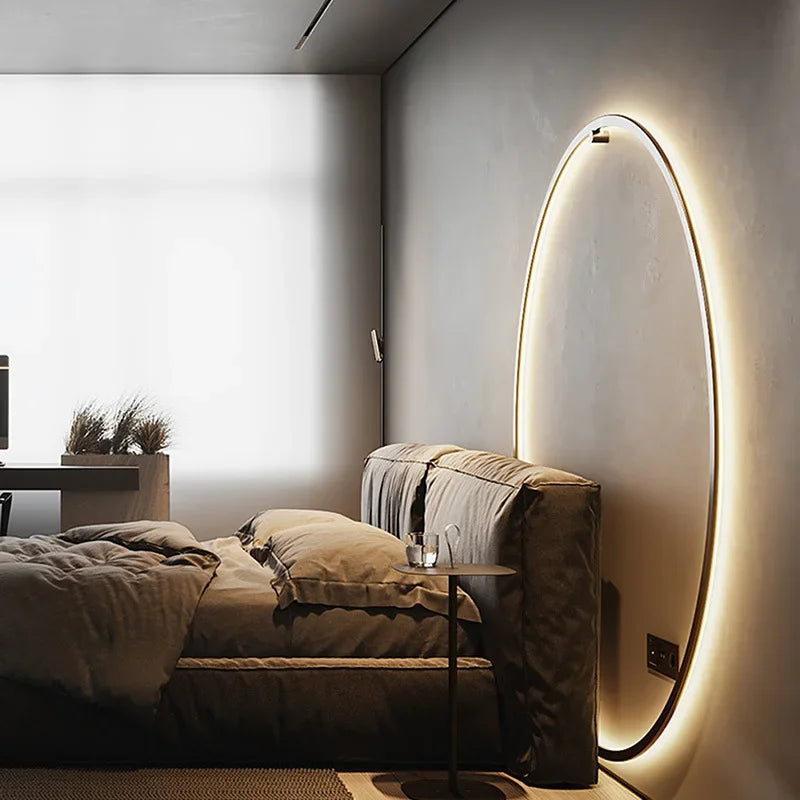 Fali lámpa Modern kerek minimalista LED design