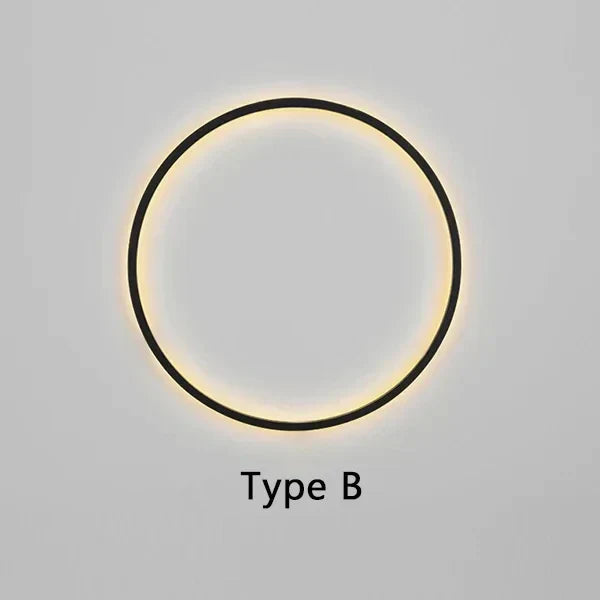 Fali lámpa Modern kerek minimalista LED design