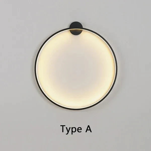 Fali lámpa Modern kerek minimalista LED design