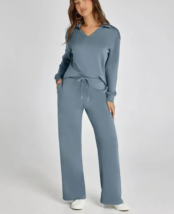 Romy - Two-Piece Lounge Set with Collar