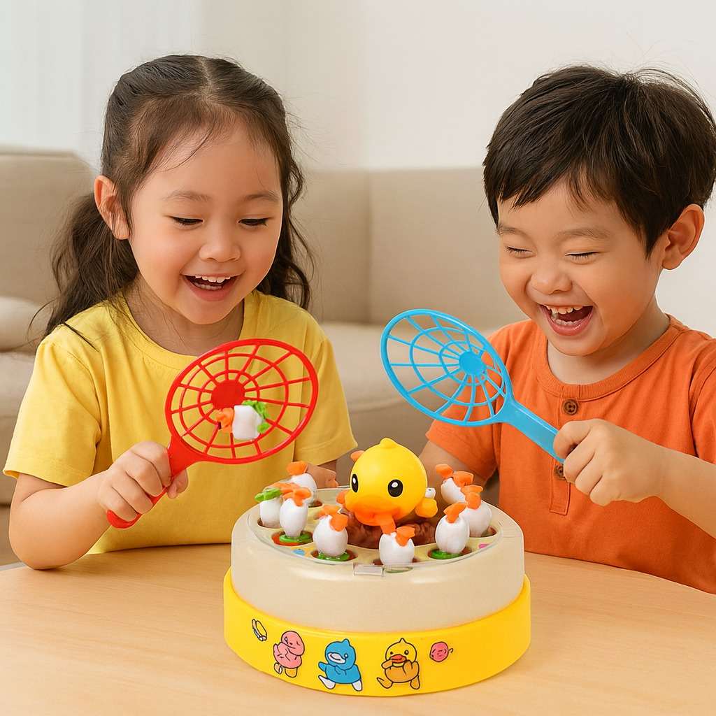 Gioco interattivo per bambini: cattura l'anatra