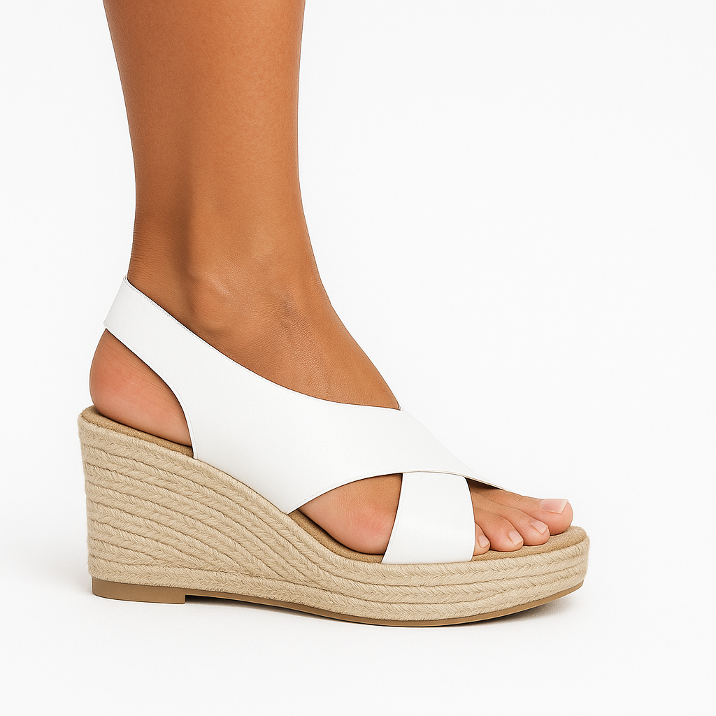 Women's Summer Sandals biege white