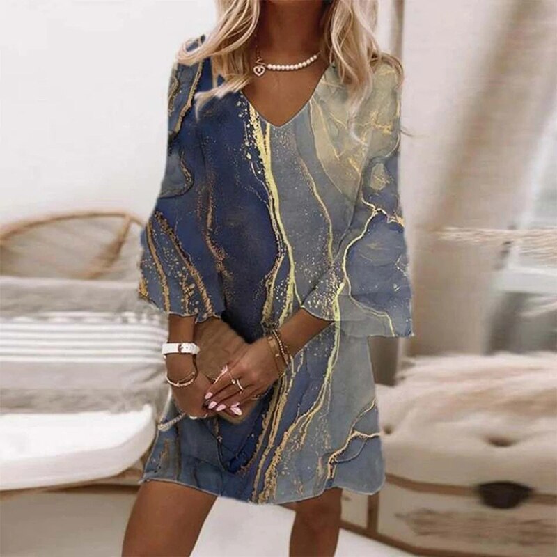 Anaïs Women's Dress - Fashionable Pattern and Favorable Cut for Comfort and Style