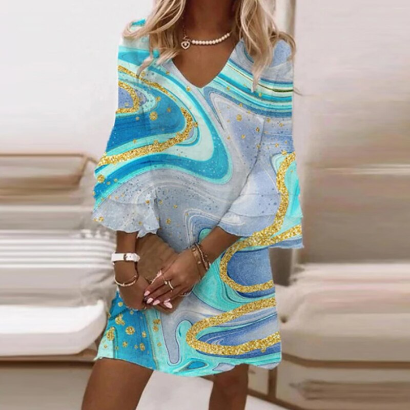 Anaïs Women's Dress - Fashionable Pattern and Favorable Cut for Comfort and Style
