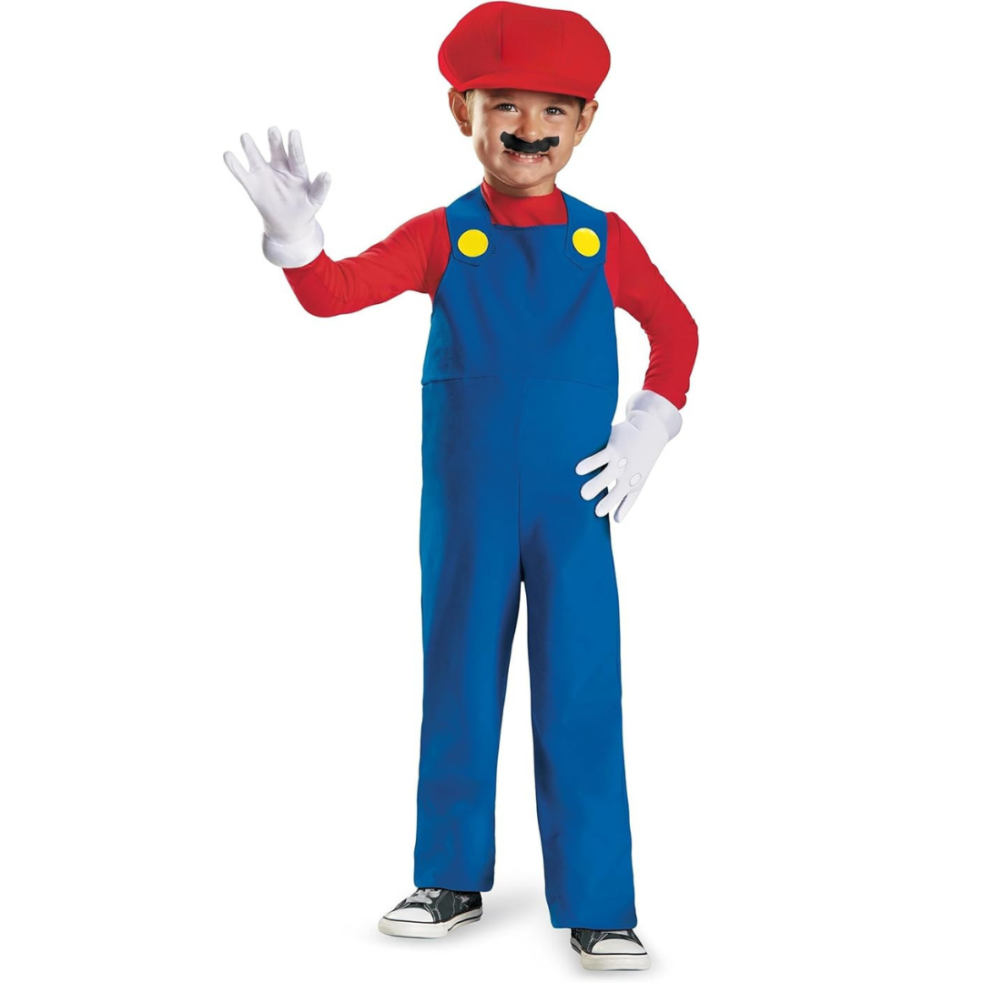 Tuta Costume Halloween per Bambini | Design Classico di Videogiochi Retrò