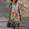 Isabelle Women's Summer Dress - Airy Floral Dress with Elegant Cut and Breathable Comfort