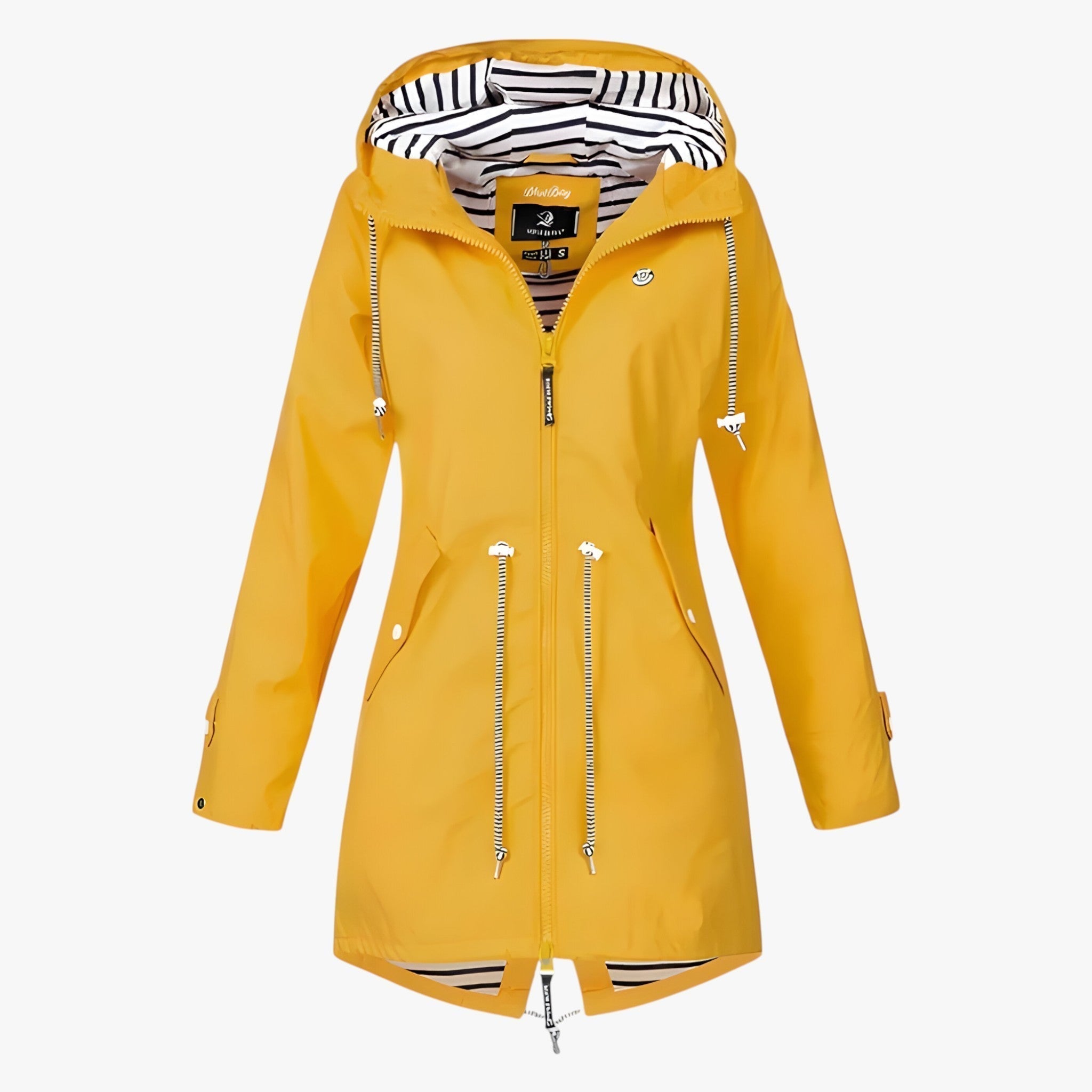 Beatrice | Waterproof parka - Adjustable fit with striped hood lining