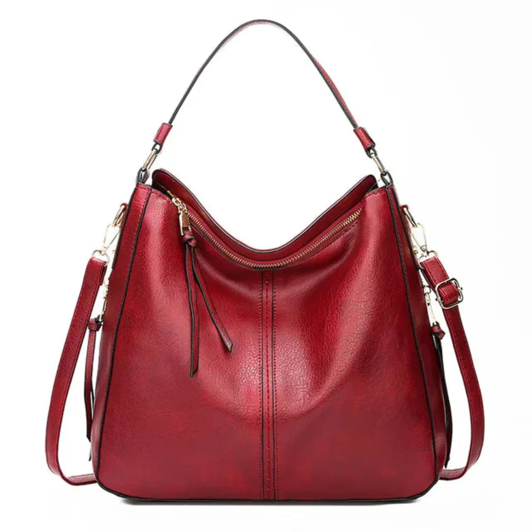 Elegant handbag ladies black - Spacious bag Frida