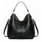 Elegant handbag ladies black - Spacious bag Frida