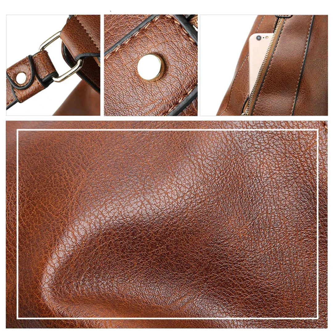 Elegant handbag ladies black - Spacious bag Frida