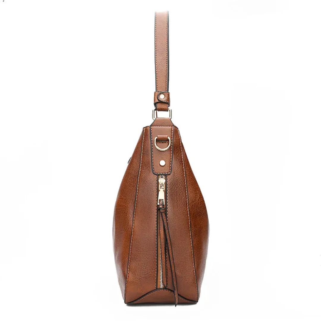 Elegant handbag ladies black - Spacious bag Frida