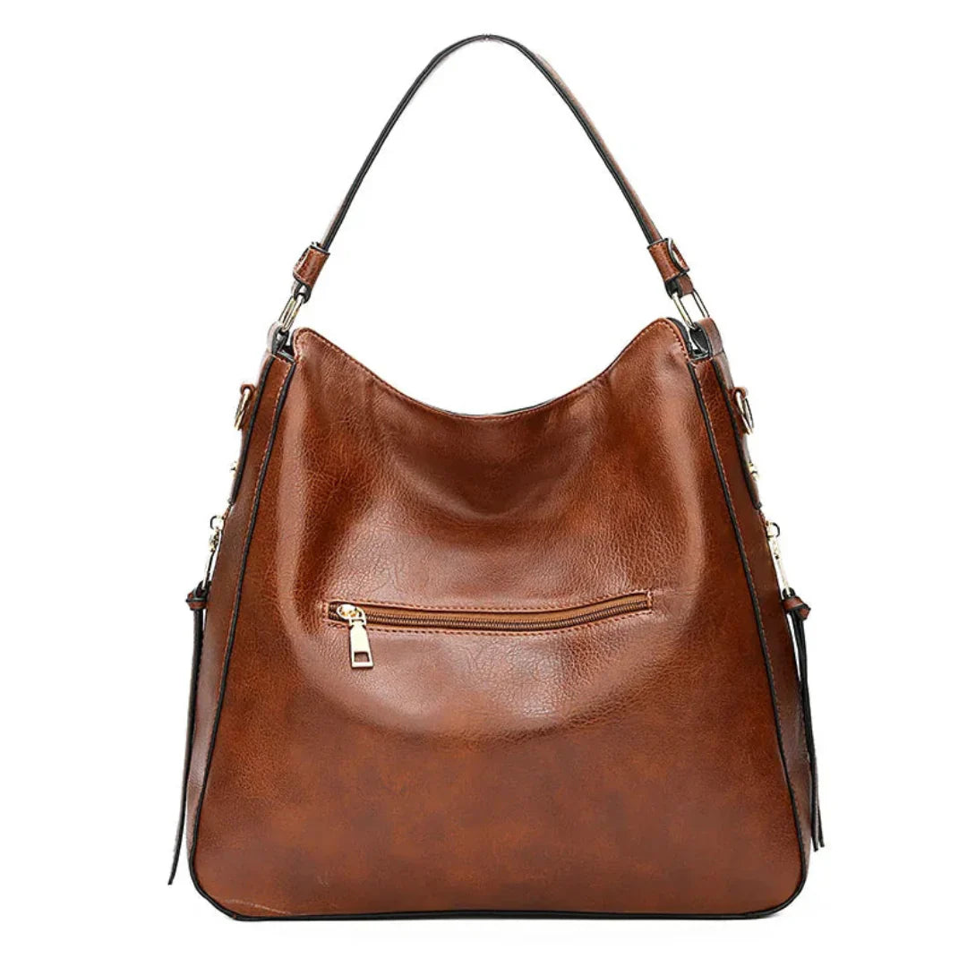 Elegant handbag ladies black - Spacious bag Frida