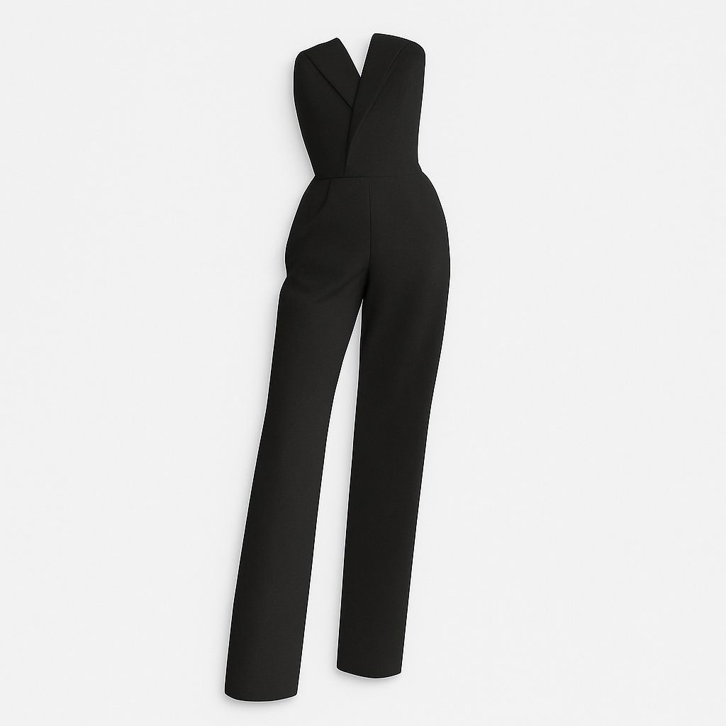 Sleeveless jumpsuit black