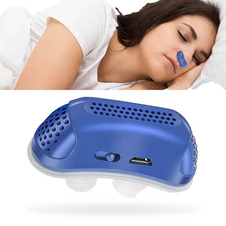 Micro CPAP sleep apnea device with USB charging function - Compact, portable and whisper-style for a better night's sleep