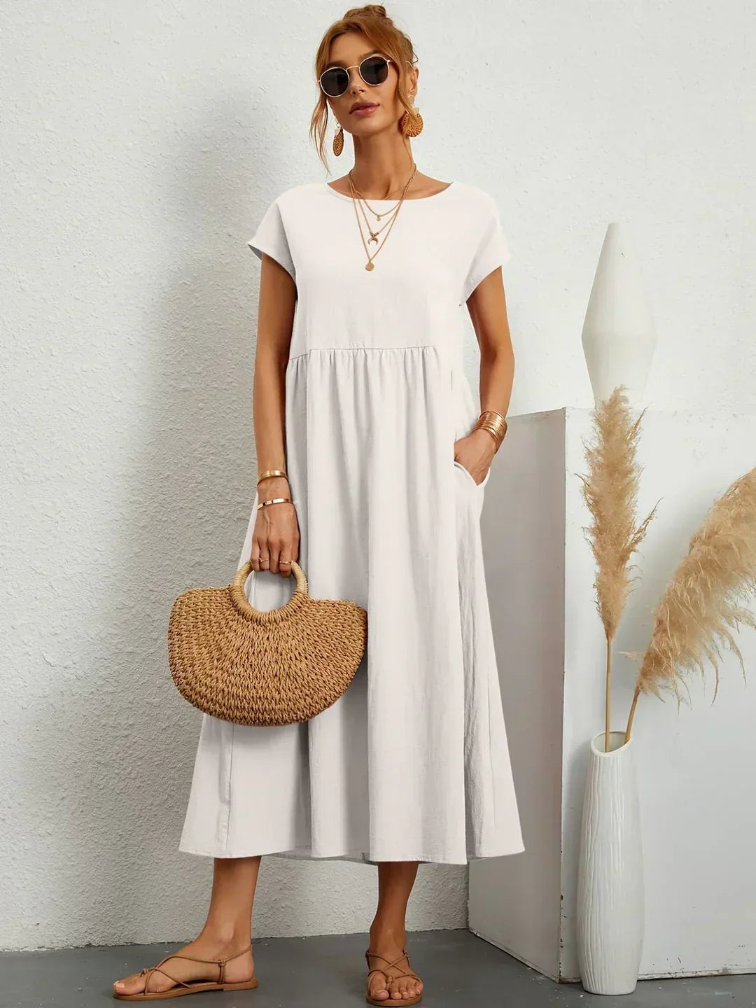 Clara - Casual Midi Dress