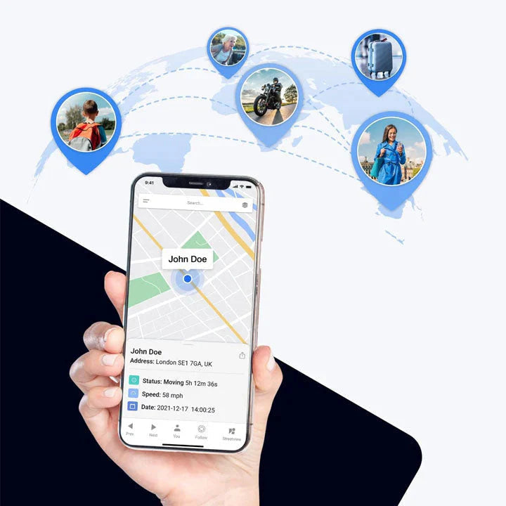 Magnetic mini GPS tracker without subscription - real-time tracking for security and monitoring