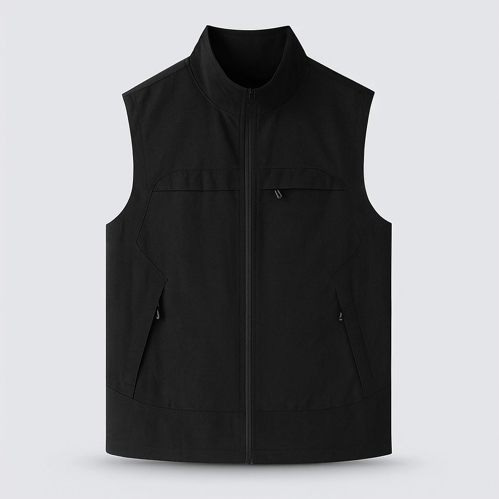 Men's vest black