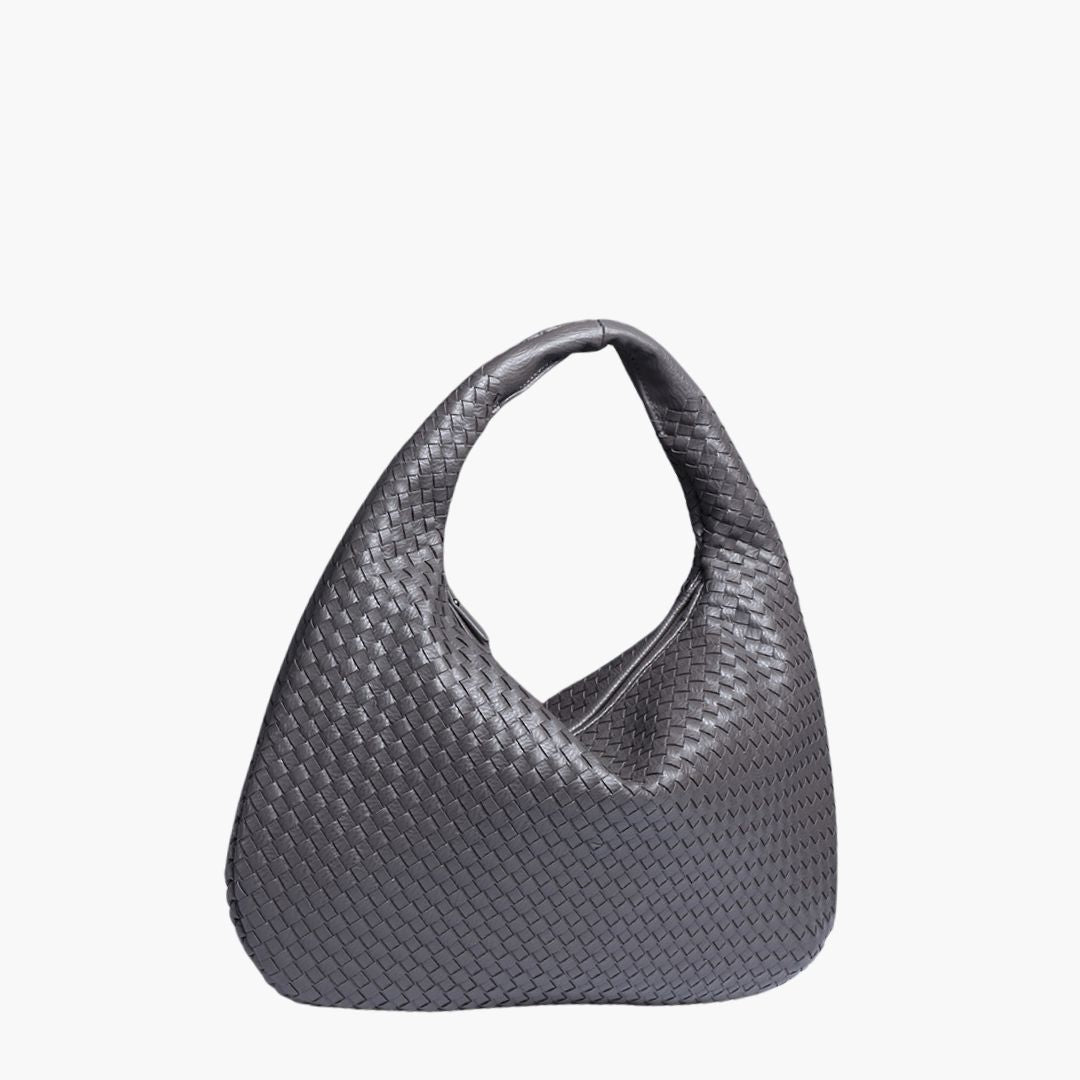 Women's structured hobo bag with adjustable shoulder strap
