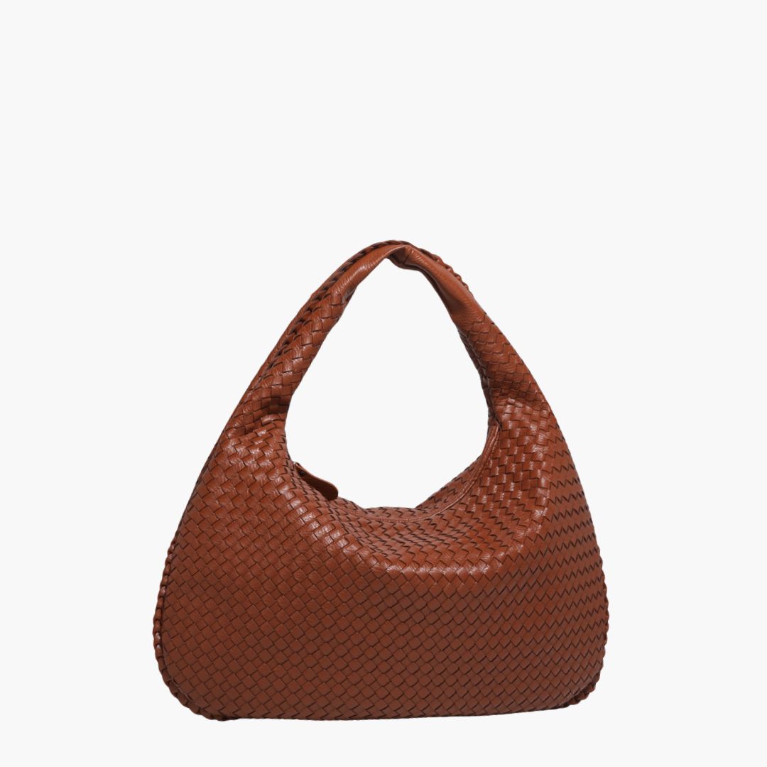 Women's structured hobo bag with adjustable shoulder strap