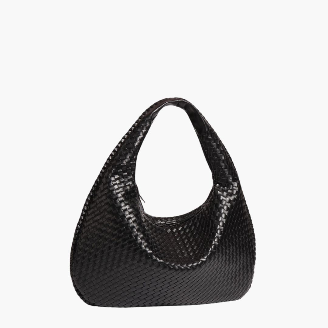 Women's structured hobo bag with adjustable shoulder strap