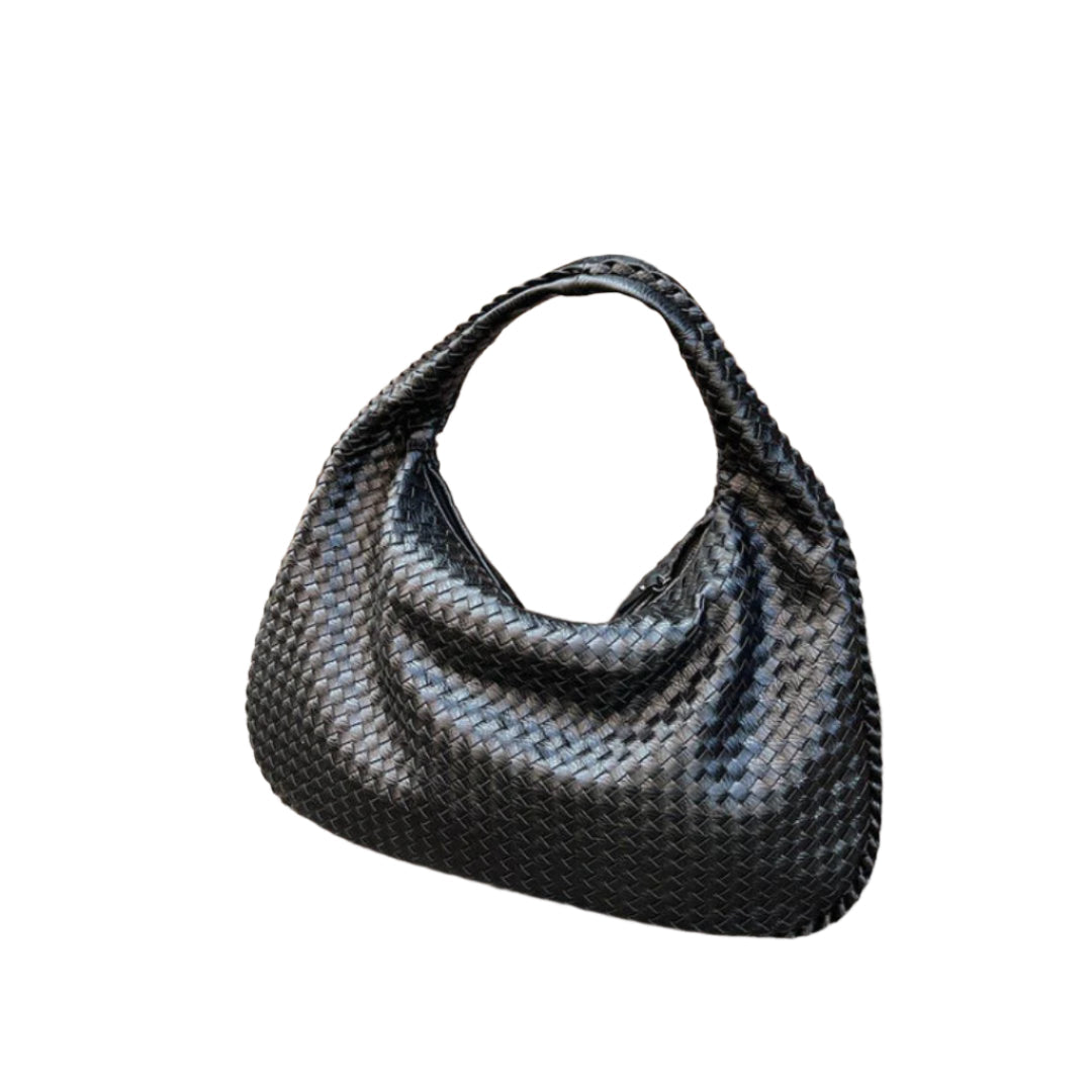 Women's structured hobo bag with adjustable shoulder strap