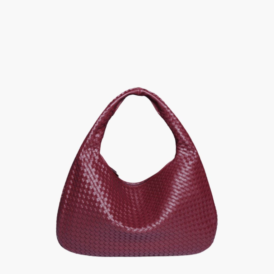 Women's structured hobo bag with adjustable shoulder strap