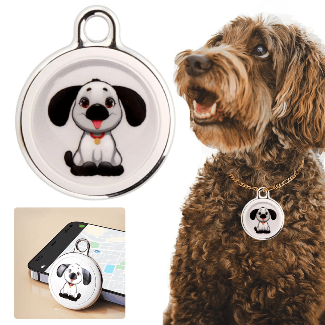 NARA - localizzatore GPS per animali domestici con Bluetooth e design impermeabile - Compatto e leggero per la sicurezza