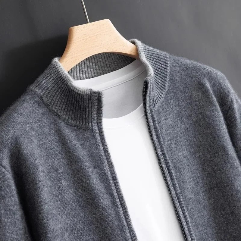 Merino - Men's wool vest with zipper