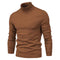 Breathable turtleneck sweater for men