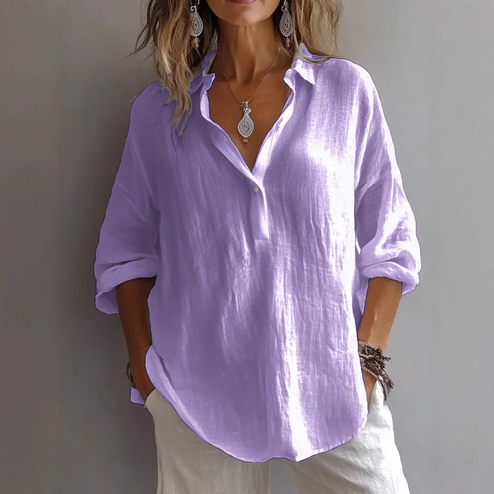 Maisie - Elegant V-Neck Blouse