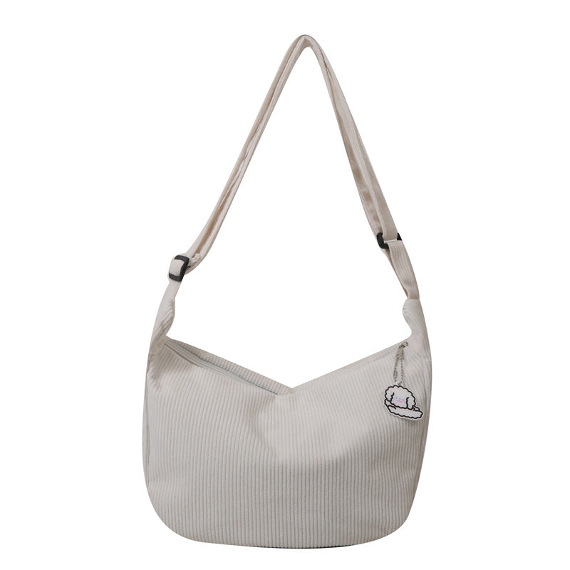 Sara - Artful one-shoulder messenger bag