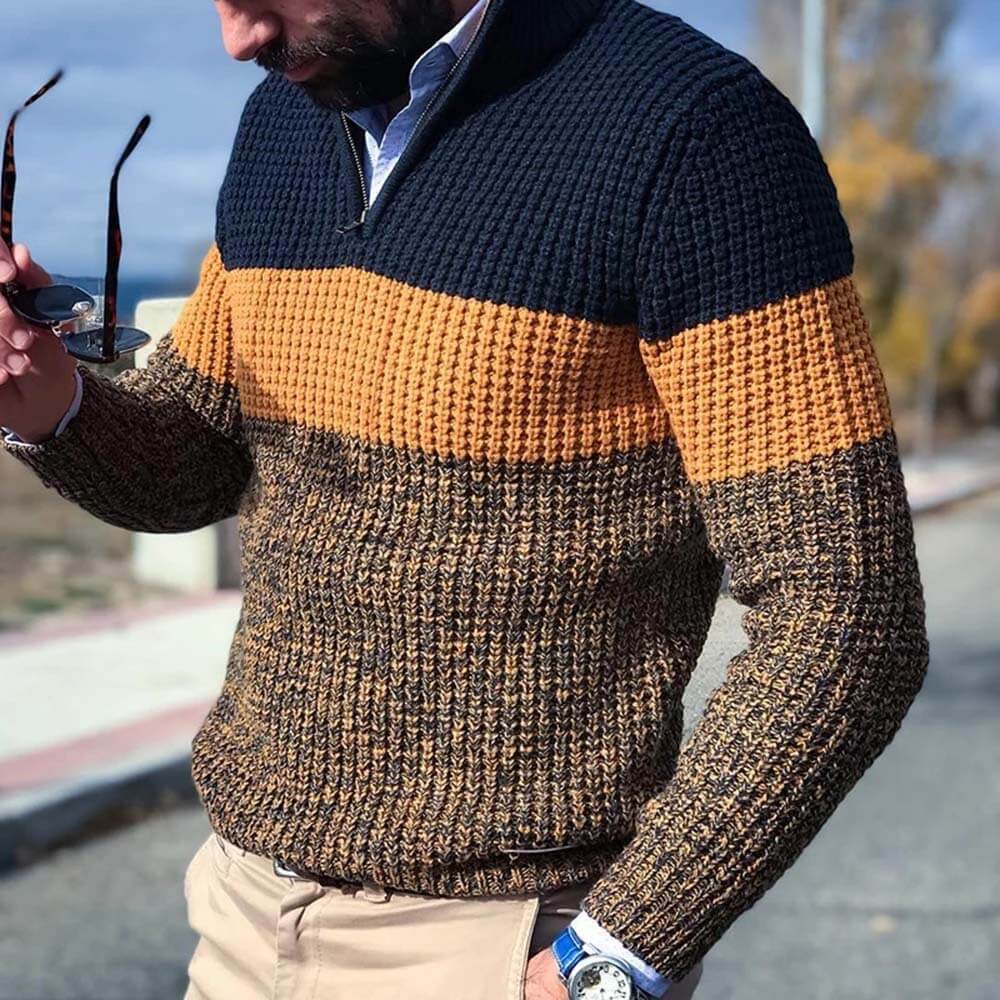 Corbin Knitted Comfort Sweater for Men