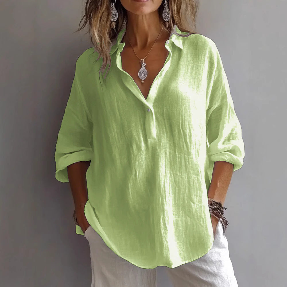 Maisie - Elegant V-Neck Blouse