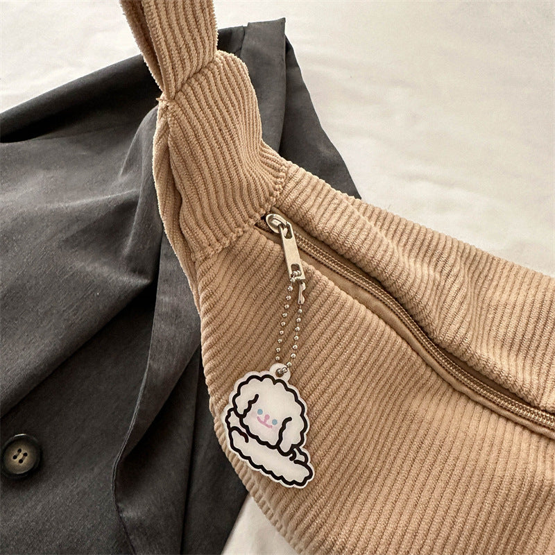 Sara - Artful one-shoulder messenger bag