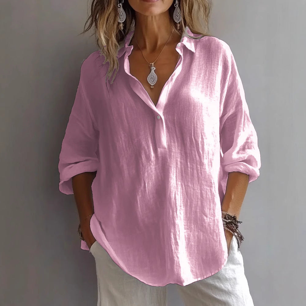 Maisie - Elegant V-Neck Blouse