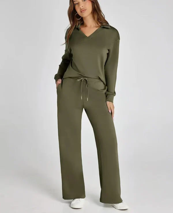 Romy - Two-Piece Lounge Set with Collar