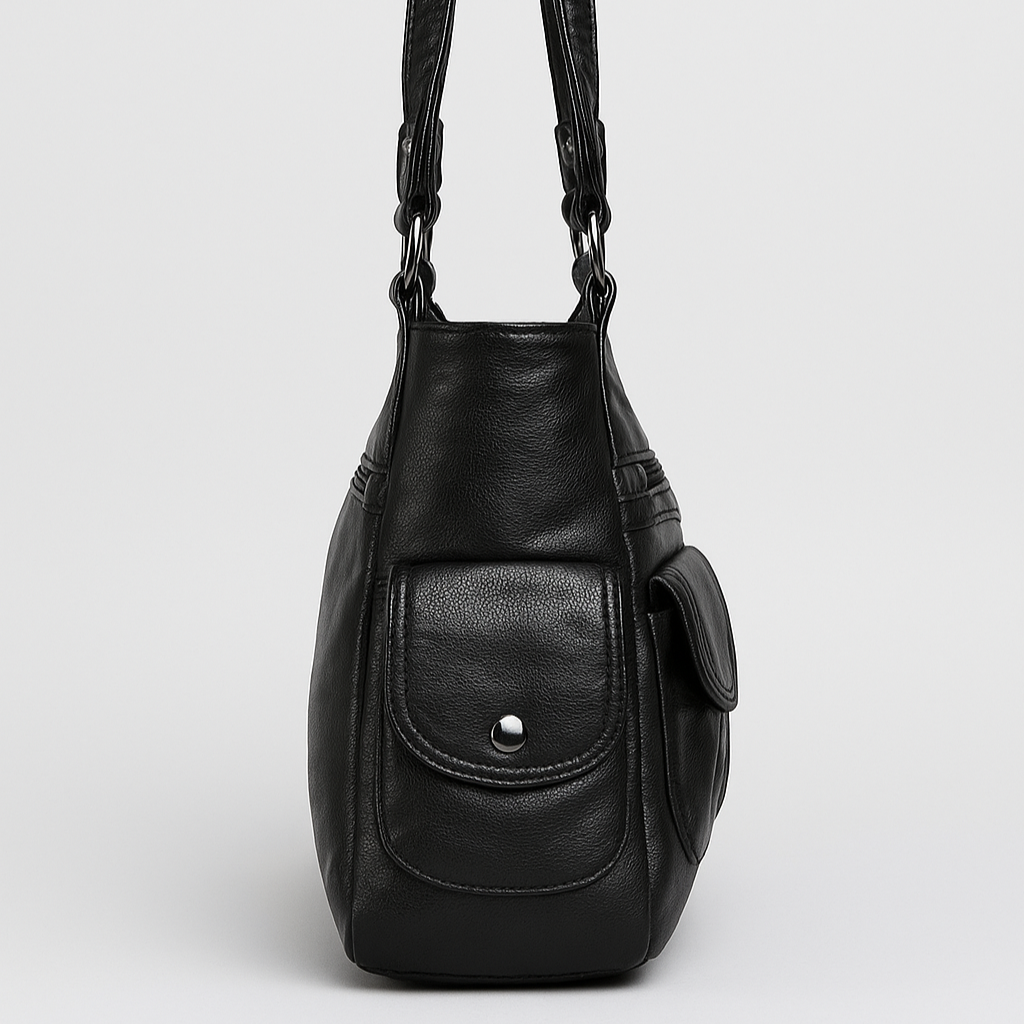 Women - Shoulder bag - Fashionable tote bag made of faux leather