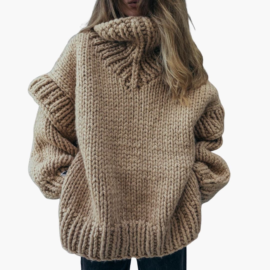 Oversized Turtleneck Sweater for Women - Image 5