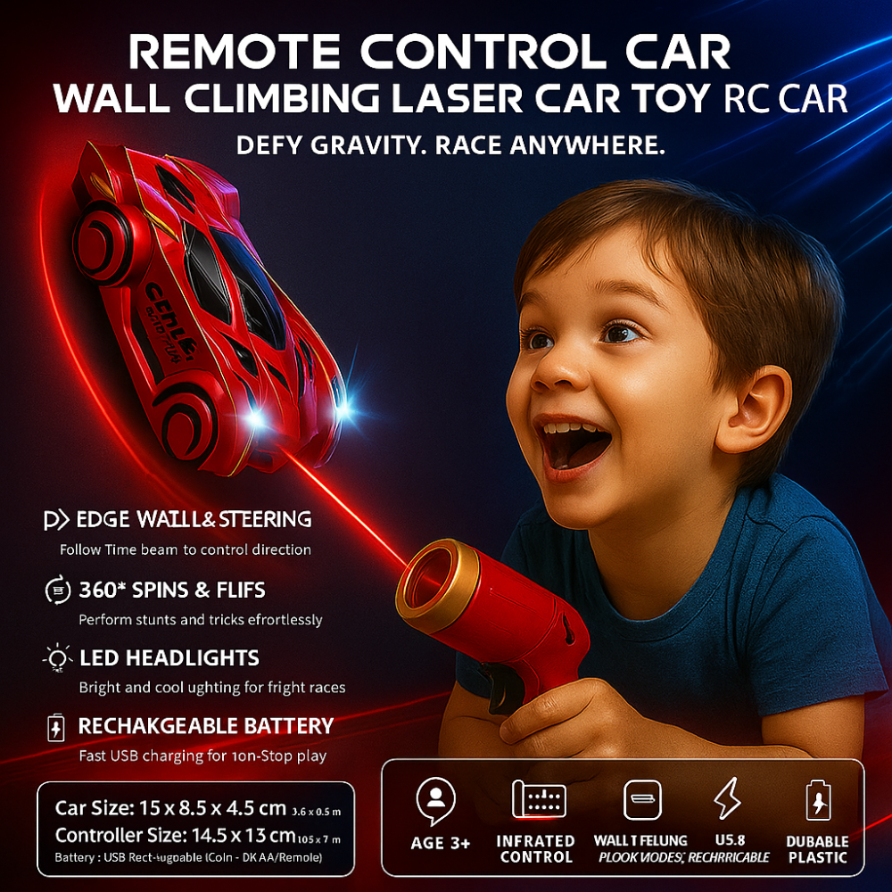 Пульт дистанційного керування автомобілем настінне лазіння лазерний RC автомобільна іграшка