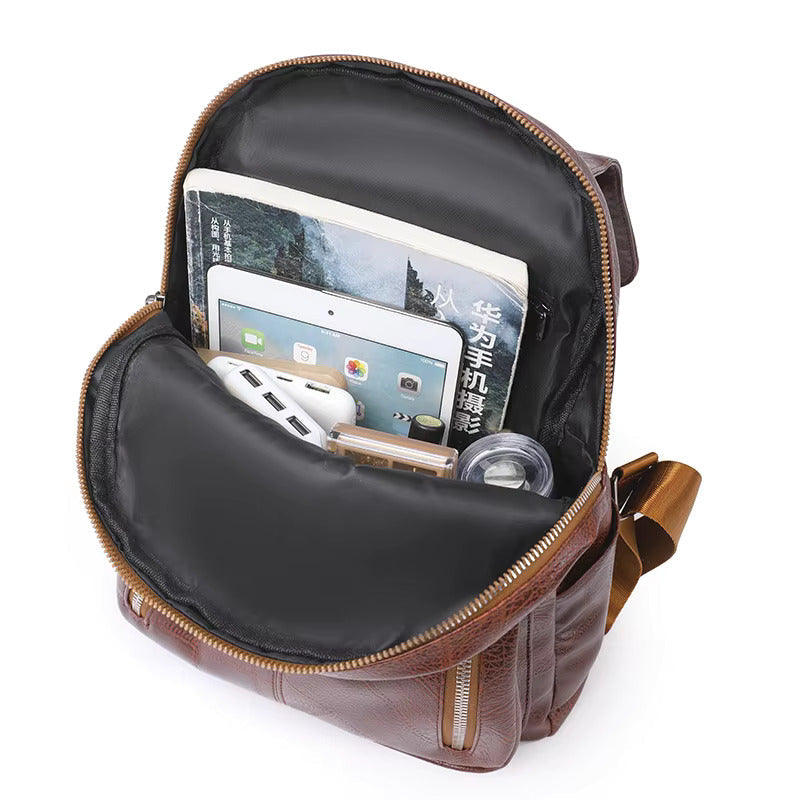 Stylish leather ladies backpack | Theft-proof bag | Roswitha