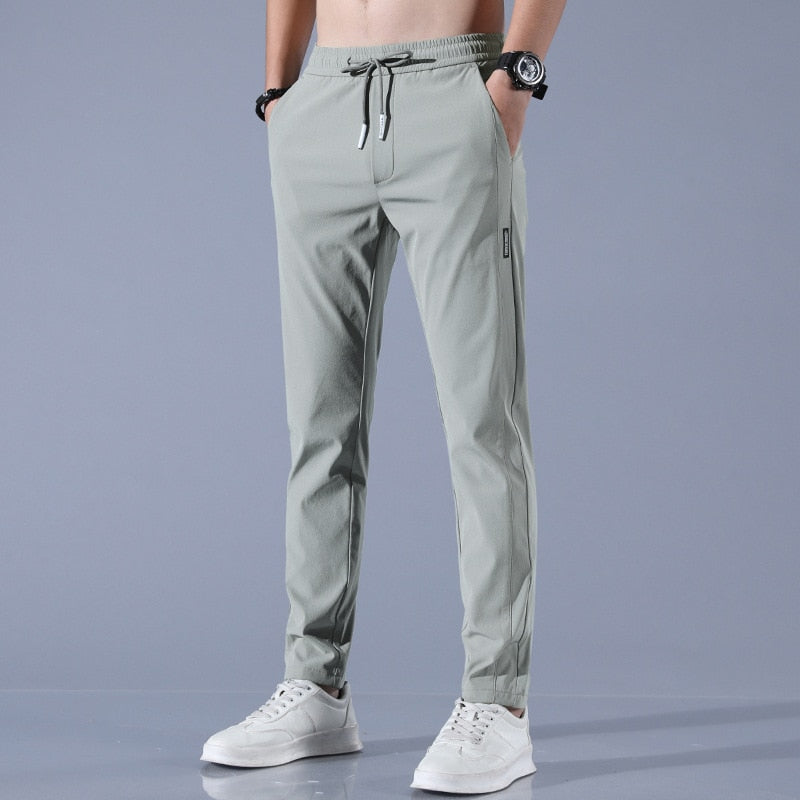 Liam Men's Casual Pants - Breathable & Comfortable with Elastic Waistband and Loose Fit