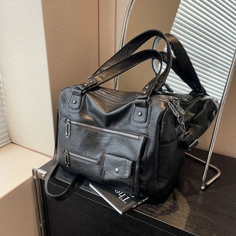 CHLOE - Large leather shoulder bag